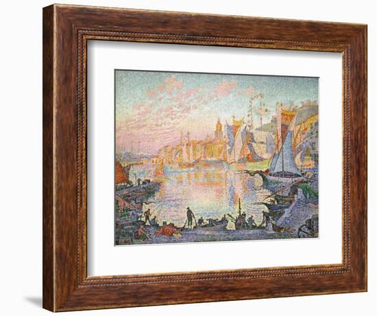 The Port of Saint-Tropez, 1901-1902-Paul Signac-Framed Giclee Print