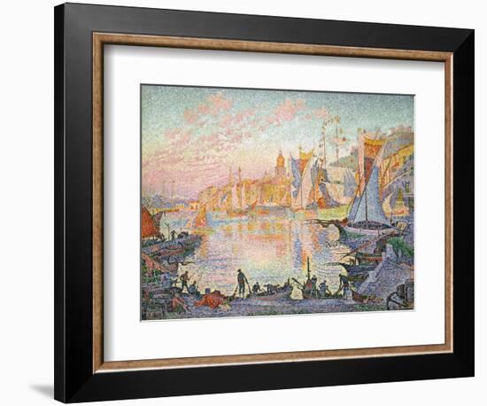 The Port of Saint-Tropez, 1901-1902-Paul Signac-Framed Giclee Print