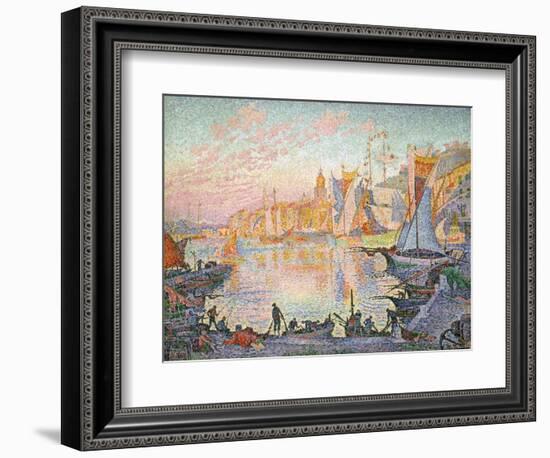 The Port of Saint-Tropez, 1901-1902-Paul Signac-Framed Giclee Print