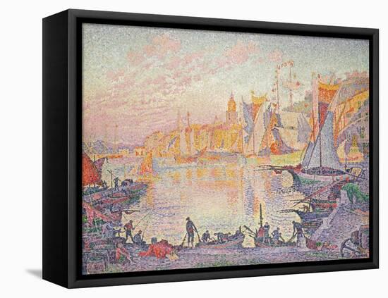 The Port of St. Tropez, c.1901-Paul Signac-Framed Premier Image Canvas
