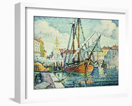 The Port of St. Tropez-Paul Signac-Framed Giclee Print