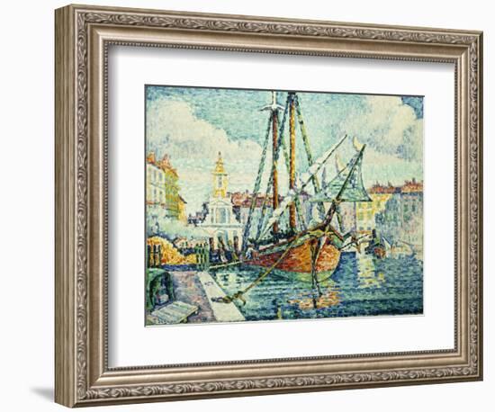 The Port of St. Tropez-Paul Signac-Framed Giclee Print