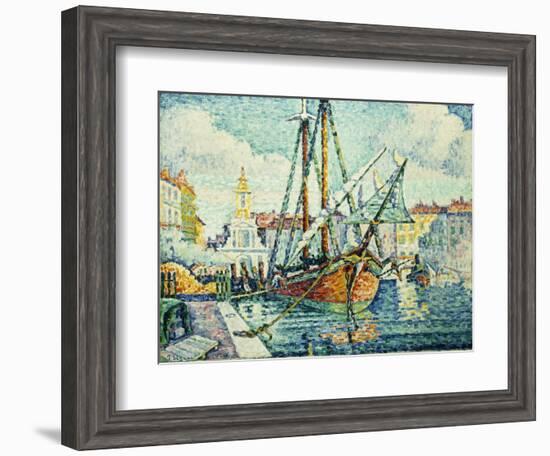 The Port of St. Tropez-Paul Signac-Framed Giclee Print