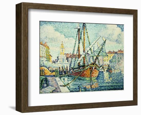 The Port of St. Tropez-Paul Signac-Framed Giclee Print
