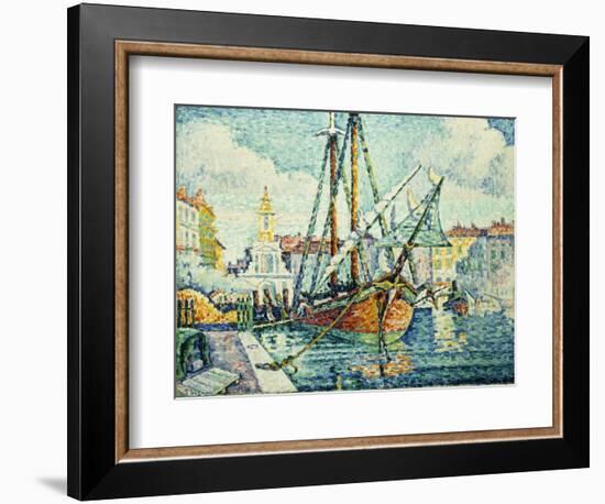 The Port of St. Tropez-Paul Signac-Framed Giclee Print