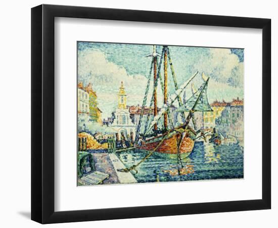 The Port of St. Tropez-Paul Signac-Framed Giclee Print