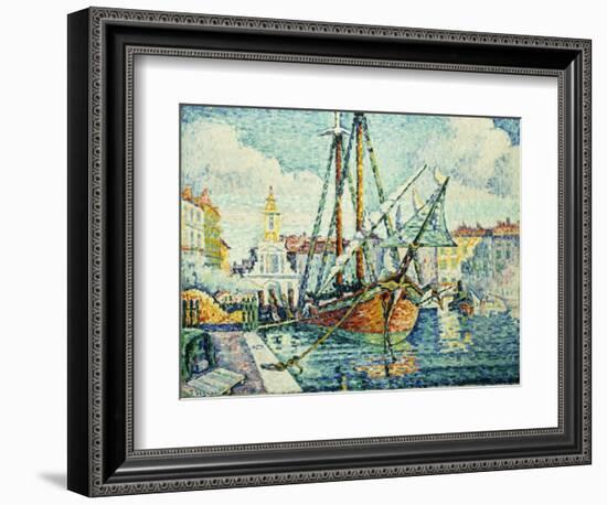 The Port of St. Tropez-Paul Signac-Framed Giclee Print