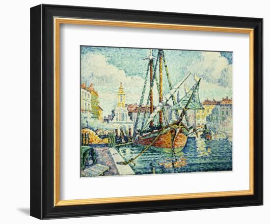 The Port of St. Tropez-Paul Signac-Framed Giclee Print