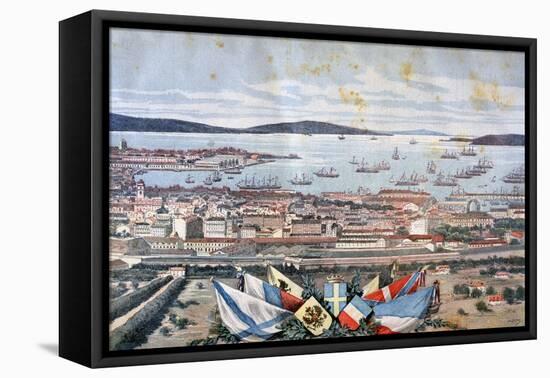 The Port of Toulon, 1893-Henri Meyer-Framed Premier Image Canvas