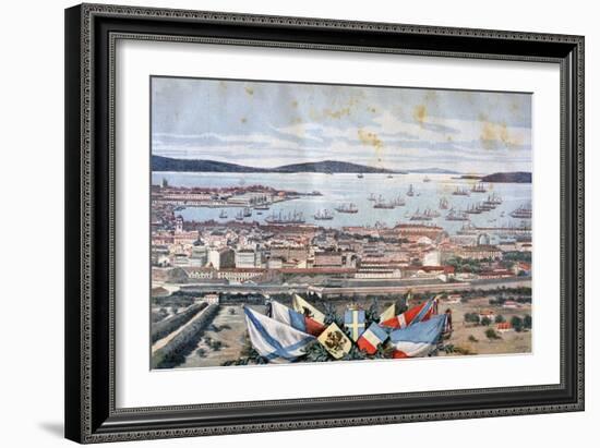 The Port of Toulon, 1893-Henri Meyer-Framed Giclee Print