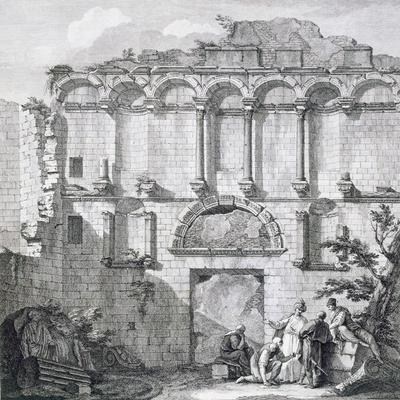 The Porta Aurea, from 'Ruins of the Palace of Emperor Diocletian at  Spalatro in Dalmatia'' Giclee Print - Robert Adam | Art.com
