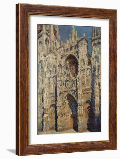 The Portal and the Tour d'Albane in the Sunlight, c.1984-Claude Monet-Framed Art Print