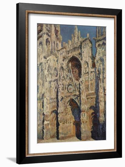 The Portal and the Tour d'Albane in the Sunlight, c.1984-Claude Monet-Framed Art Print