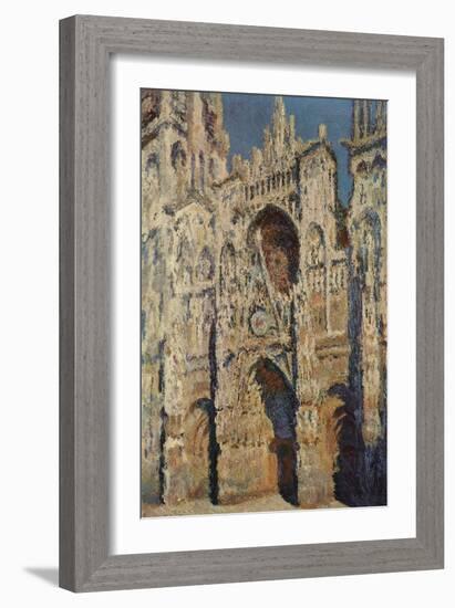 The Portal and the Tour d'Albane in the Sunlight, c.1984-Claude Monet-Framed Art Print