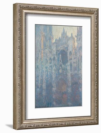 The Portal of Rouen Cathedral in Morning Light, 1894-Claude Monet-Framed Art Print