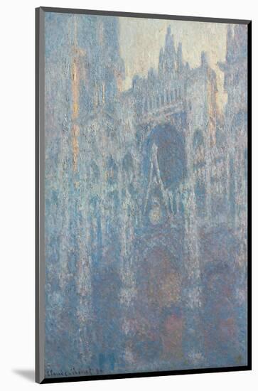 The Portal of Rouen Cathedral in Morning Light, 1894-Claude Monet-Mounted Art Print