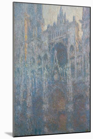 The Portal of Rouen Cathedral in Morning Light, 1894-Claude Monet-Mounted Giclee Print