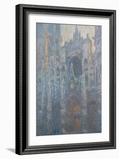 The Portal of Rouen Cathedral in Morning Light, 1894-Claude Monet-Framed Giclee Print