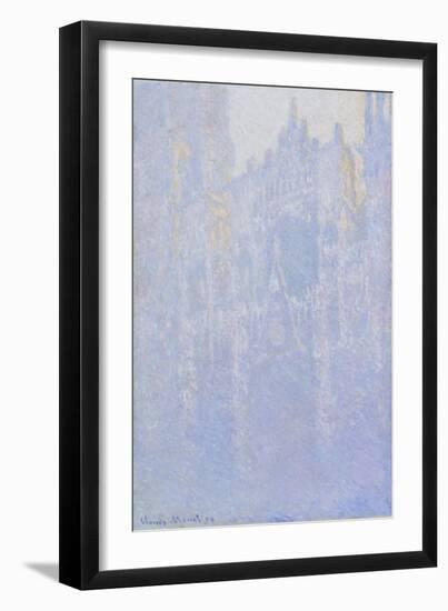 The Portal of Rouen Cathedral in the Morning Fog (Le Portal, Brouillard Matinal), 1894-Claude Monet-Framed Giclee Print