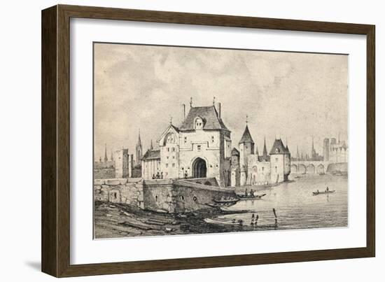 The Porte St Bernard, 1915-Pernot-Framed Giclee Print