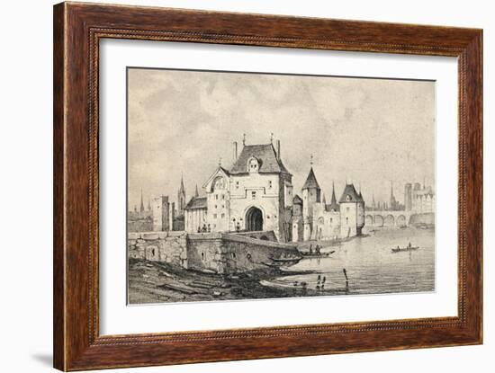 The Porte St Bernard, 1915-Pernot-Framed Giclee Print