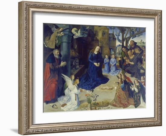 The Portinari Altarpiece. Central Panel: the Adoration of the Shepherds-Hugo van der Goes-Framed Giclee Print