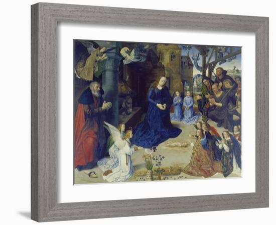 The Portinari Altarpiece. Central Panel: the Adoration of the Shepherds-Hugo van der Goes-Framed Giclee Print