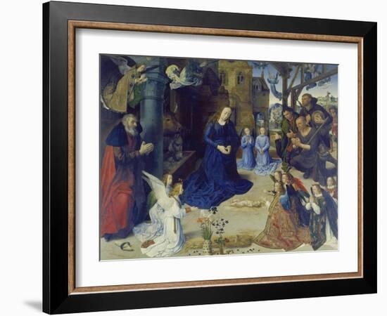 The Portinari Altarpiece. Central Panel: the Adoration of the Shepherds-Hugo van der Goes-Framed Giclee Print