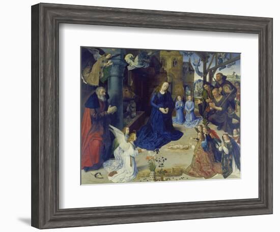 The Portinari Altarpiece. Central Panel: the Adoration of the Shepherds-Hugo van der Goes-Framed Giclee Print