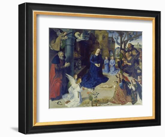 The Portinari Altarpiece. Central Panel: the Adoration of the Shepherds-Hugo van der Goes-Framed Giclee Print