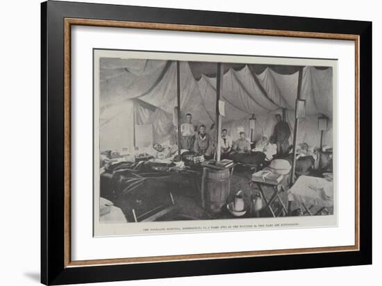 The Portland Hospital, Rondebosch, No 9 Ward, Two of the Wounded in This Ward are Australians-null-Framed Giclee Print