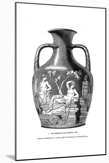 The Portland or Barberini Vase, 1843-J Jackson-Mounted Giclee Print