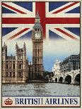 Vintage Travel London-The Portmanteau Collection-Framed Giclee Print