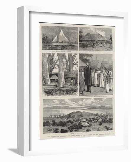 The Portuguese Aggression in Africa, Scenes in the Locality of the Disputed District-null-Framed Giclee Print