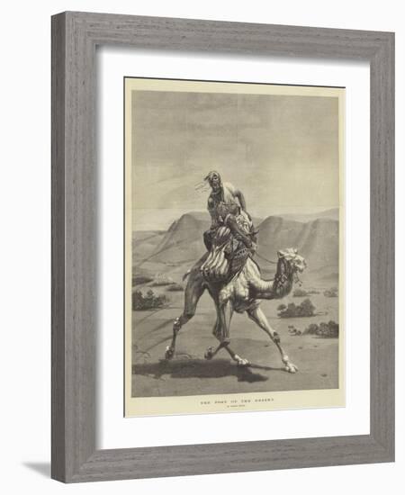 The Post of the Desert-Emile Jean Horace Vernet-Framed Giclee Print