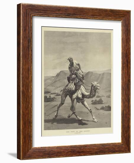 The Post of the Desert-Emile Jean Horace Vernet-Framed Giclee Print