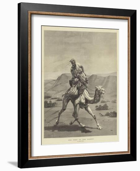 The Post of the Desert-Emile Jean Horace Vernet-Framed Giclee Print