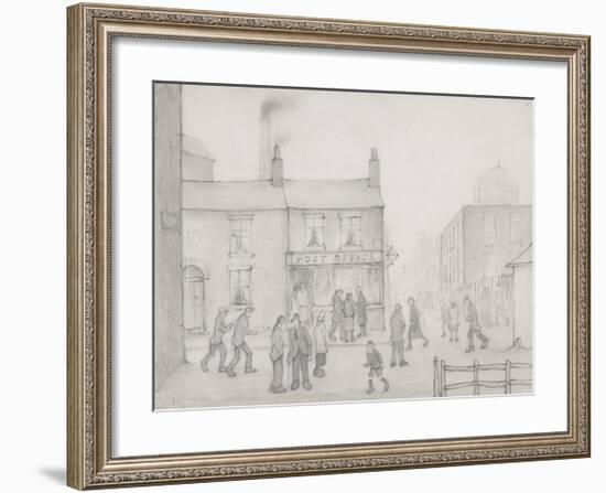 The Post Office, 1926-Laurence Stephen Lowry-Framed Premium Giclee Print