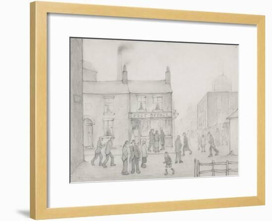 The Post Office, 1926-Laurence Stephen Lowry-Framed Premium Giclee Print