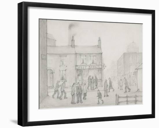 The Post Office, 1926-Laurence Stephen Lowry-Framed Premium Giclee Print