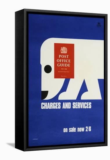 The 'Post Office Guide July 1968', Charges and Services, on Sale Now 2'6-Tom Eckersley-Framed Stretched Canvas