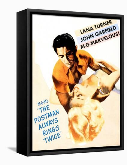 The Postman Always Rings Twice, John Garfield, Lana Turner, 1946-null-Framed Stretched Canvas