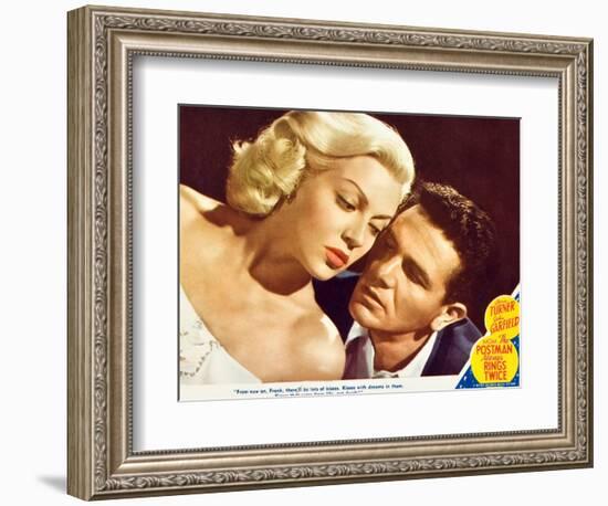 The Postman Always Rings Twice, Lana Turner, John Garfield, 1945-null-Framed Premium Giclee Print