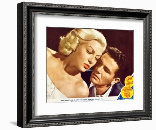 The Postman Always Rings Twice, Lana Turner, John Garfield, 1945-null-Framed Art Print