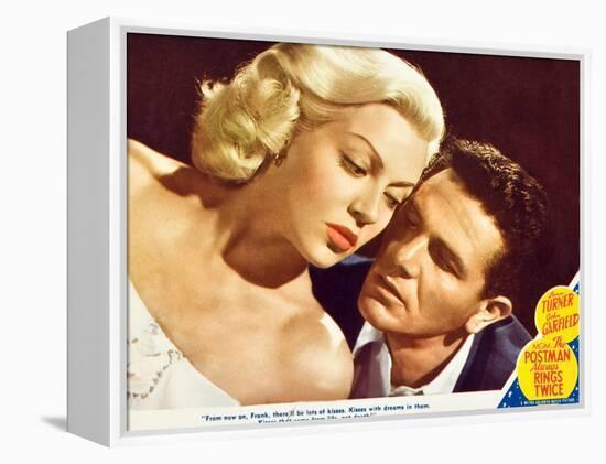 The Postman Always Rings Twice, Lana Turner, John Garfield, 1945-null-Framed Stretched Canvas