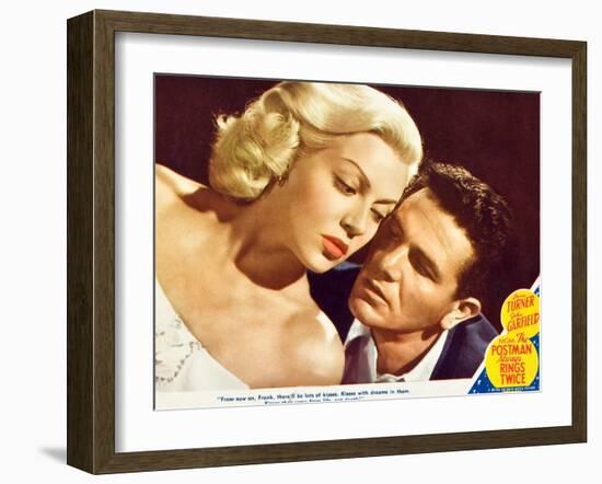 The Postman Always Rings Twice, Lana Turner, John Garfield, 1945-null-Framed Art Print