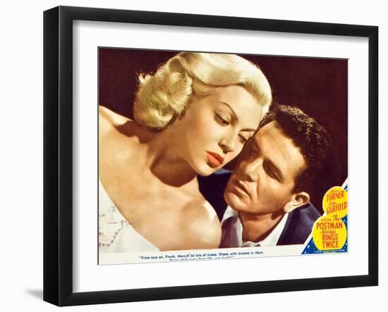 The Postman Always Rings Twice, Lana Turner, John Garfield, 1945-null-Framed Art Print