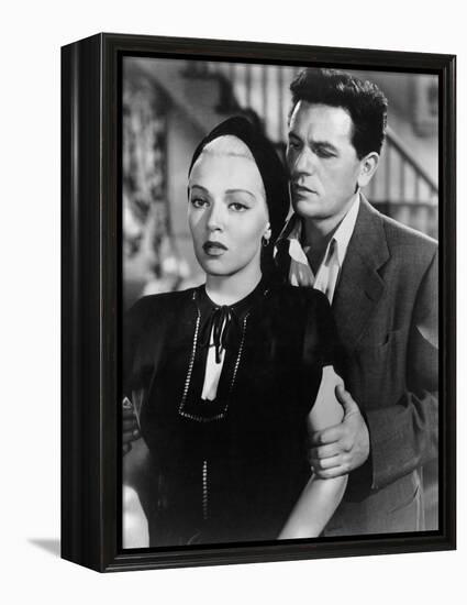 The Postman Always Rings Twice, Lana Turner, John Garfield, 1946-null-Framed Stretched Canvas