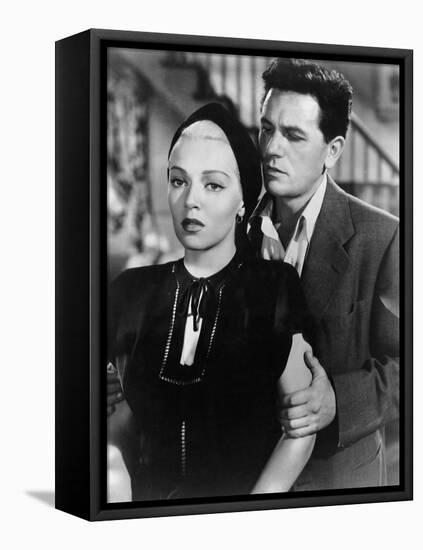 The Postman Always Rings Twice, Lana Turner, John Garfield, 1946-null-Framed Stretched Canvas