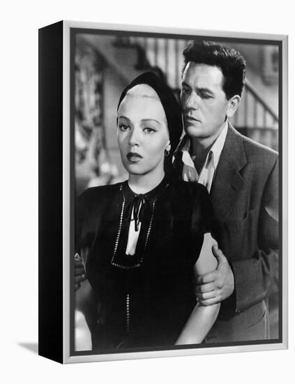 The Postman Always Rings Twice, Lana Turner, John Garfield, 1946-null-Framed Stretched Canvas